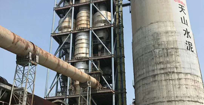 管道加熱器用于水泥廠現場